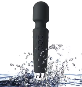 Vibreur Baguette Puissant Oasis Intime Wand Mini - 20 Modes d'Intensité pour Corps Entier