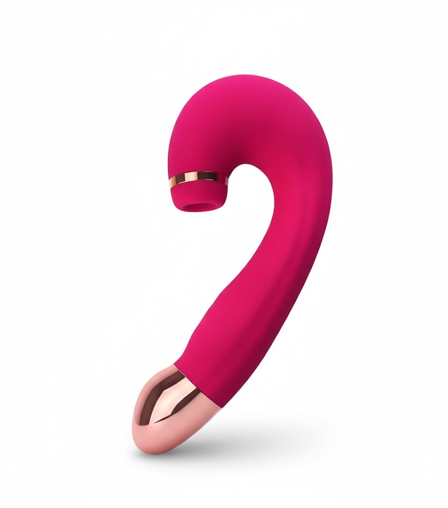 Stimulateur G-spot et Clitoridien Oasis Intime - Double Plaisir Vibrant et à Succion