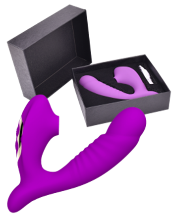 Vibreur Lapin à Double Stimulation Oasis Intime Gongbao - 20 Modes Combinés & Succion